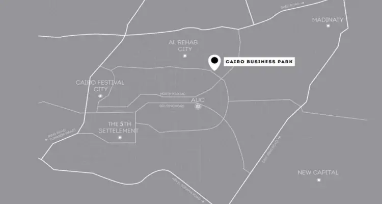 موقع كايرو بيزنس بارك القاهرة الجديدة