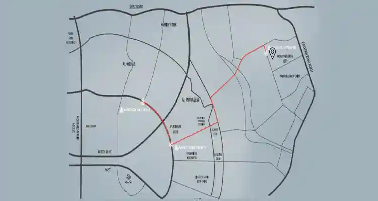 موقع كمبوند mountain view 3 التجمع الخامس