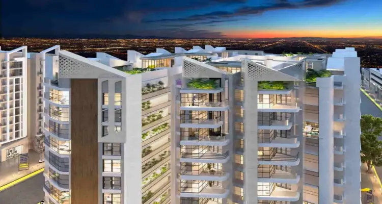 التصميم الهندسي لكمبوند لوسيل التجمع